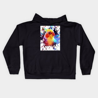 Mrs Binky-Boo Cockatiel Kids Hoodie